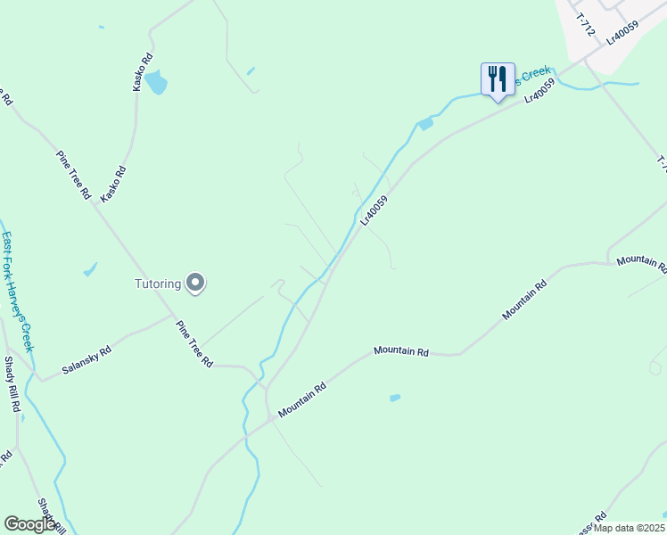 map of restaurants, bars, coffee shops, grocery stores, and more near 2778 Chase Road in Shavertown