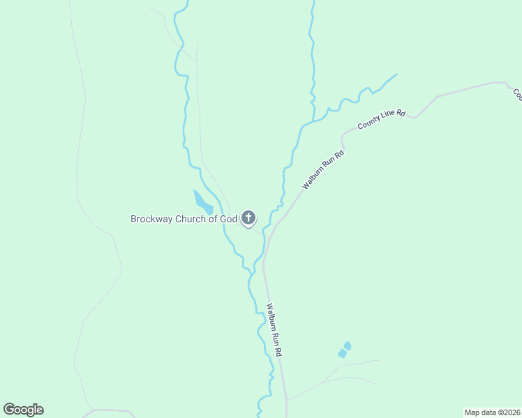 map of restaurants, bars, coffee shops, grocery stores, and more near Walburn Run Road in Brockway