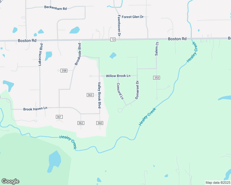 map of restaurants, bars, coffee shops, grocery stores, and more near 200 Concord Lane in Hinckley