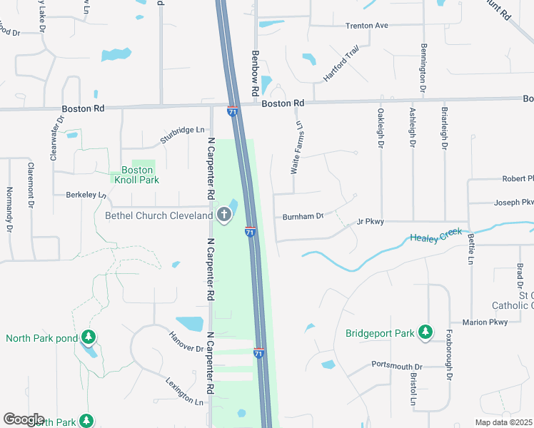 map of restaurants, bars, coffee shops, grocery stores, and more near 3269 Burnham Drive in Brunswick