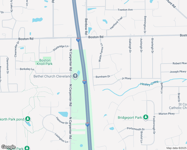 map of restaurants, bars, coffee shops, grocery stores, and more near 3269 Burnham Dr in Brunswick