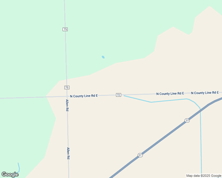 map of restaurants, bars, coffee shops, grocery stores, and more near 7731 County Road 72 in Harlan