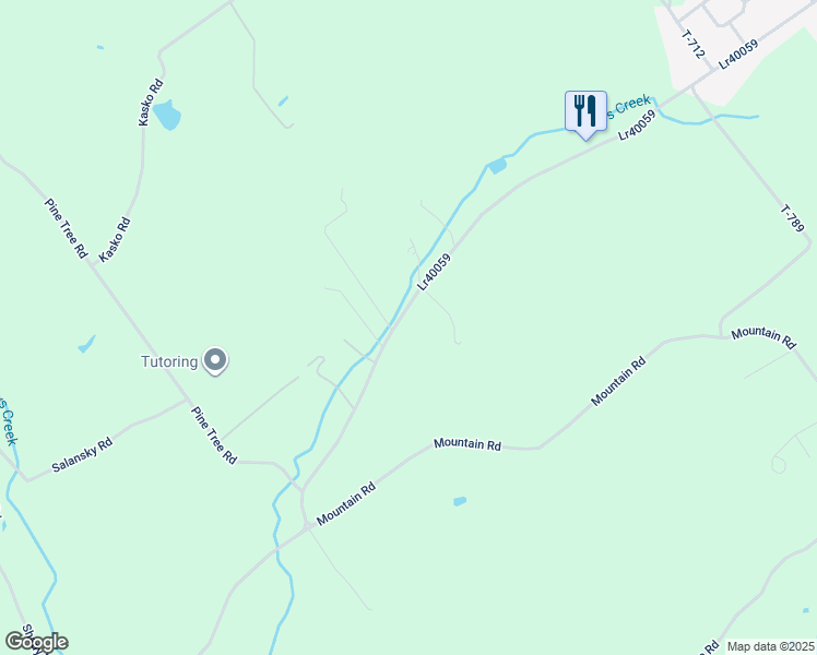 map of restaurants, bars, coffee shops, grocery stores, and more near 2555 Chase Road in Shavertown