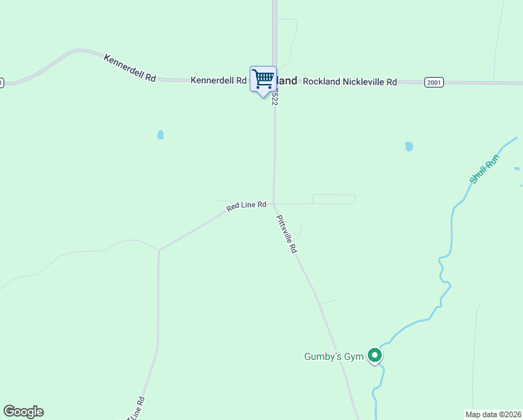 map of restaurants, bars, coffee shops, grocery stores, and more near 117 Red Line Road in Kennerdell