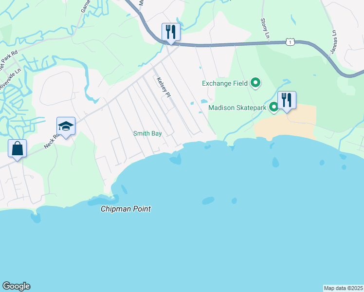 map of restaurants, bars, coffee shops, grocery stores, and more near 34 Toffee Lane in Madison