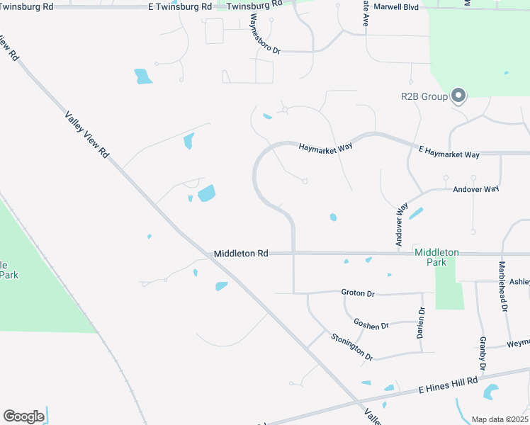 map of restaurants, bars, coffee shops, grocery stores, and more near 1341 Haymarket Way in Hudson