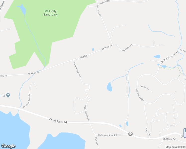 map of restaurants, bars, coffee shops, grocery stores, and more near 55 Holly Branch Road in Katonah