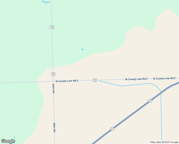 map of restaurants, bars, coffee shops, grocery stores, and more near 7731 County Road 72 in Harlan