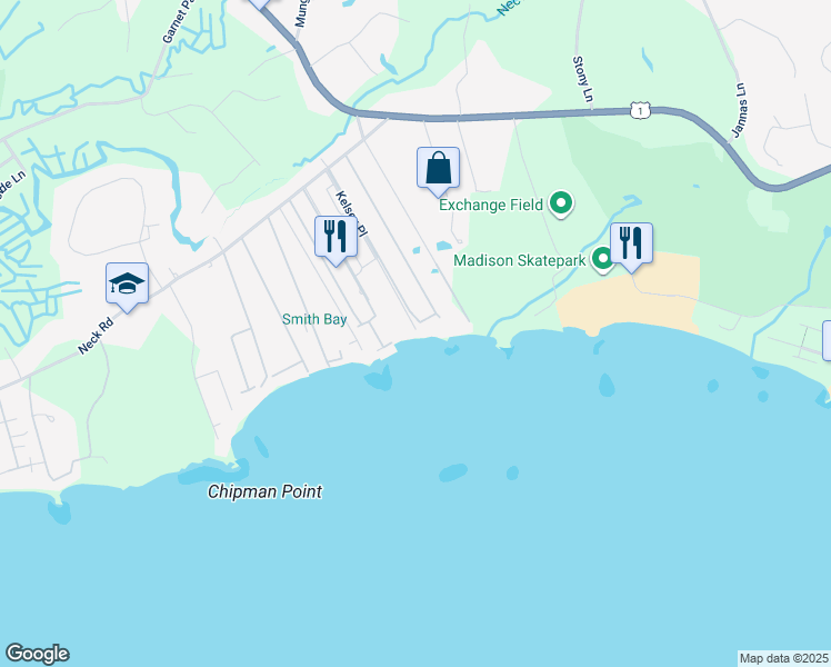 map of restaurants, bars, coffee shops, grocery stores, and more near 156 Kelsey Place in Madison