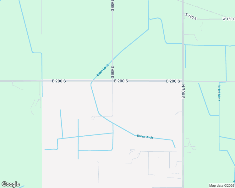 map of restaurants, bars, coffee shops, grocery stores, and more near 2080 South 650 East in Knox