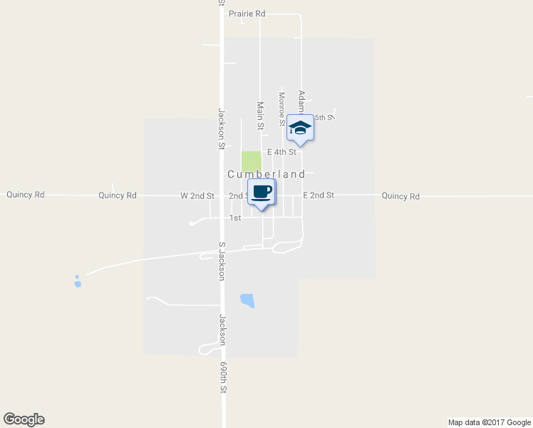 map of restaurants, bars, coffee shops, grocery stores, and more near 112 Main St in Cumberland