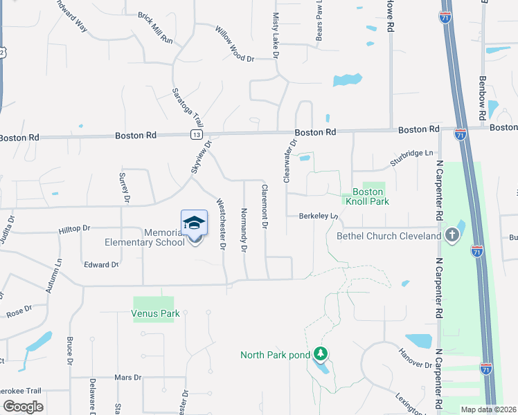 map of restaurants, bars, coffee shops, grocery stores, and more near 120 Claremont Drive in Brunswick