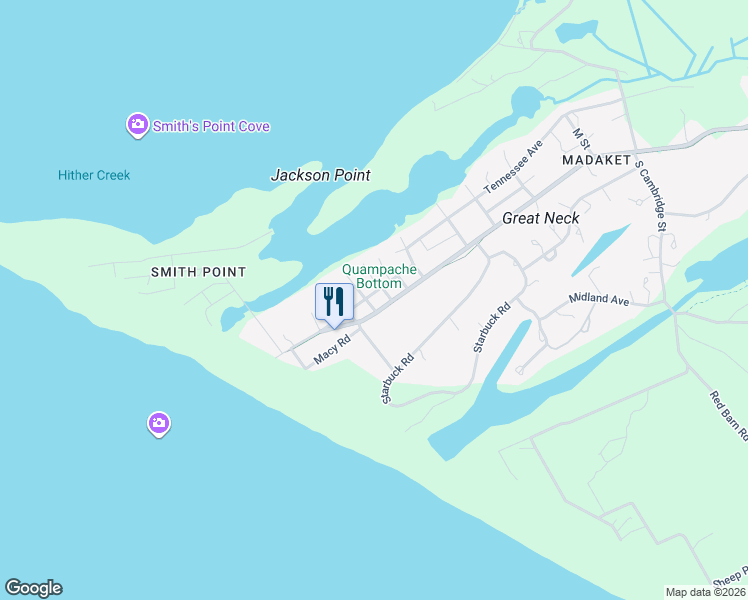map of restaurants, bars, coffee shops, grocery stores, and more near 7 Washington Avenue in Nantucket