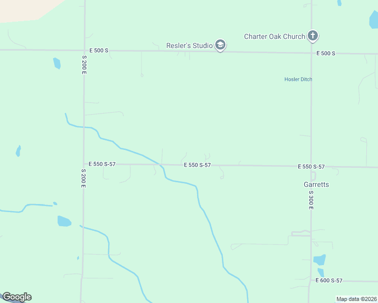 map of restaurants, bars, coffee shops, grocery stores, and more near 2487 East 550 S-57 in Churubusco