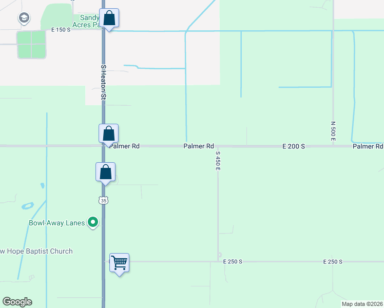 map of restaurants, bars, coffee shops, grocery stores, and more near 450 East in Knox
