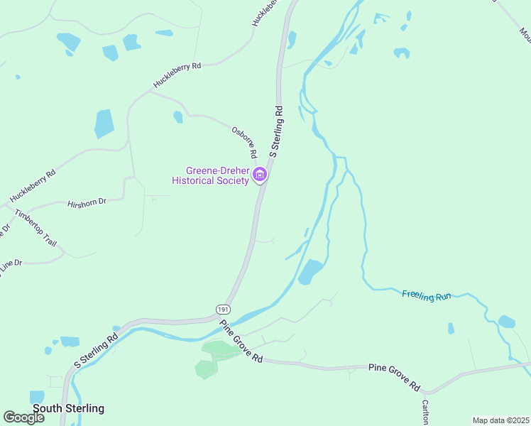 map of restaurants, bars, coffee shops, grocery stores, and more near 448 South Sterling Road in South Sterling
