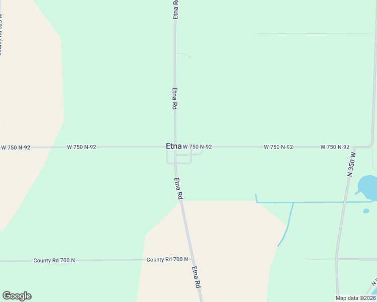 map of restaurants, bars, coffee shops, grocery stores, and more near 4260-4316 West 750 North in Columbia City