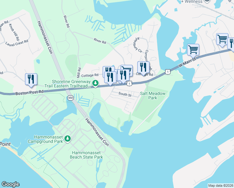 map of restaurants, bars, coffee shops, grocery stores, and more near 63 Dudley Lane in Madison