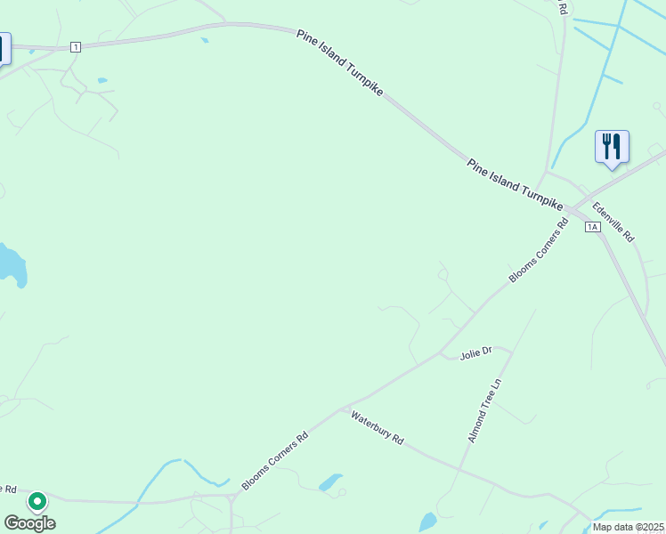 map of restaurants, bars, coffee shops, grocery stores, and more near 26 Blooms Corners Road in Warwick