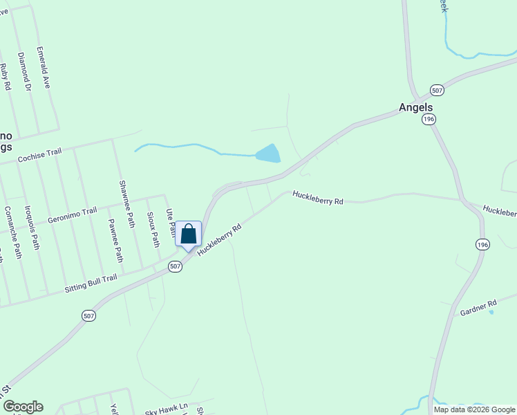 map of restaurants, bars, coffee shops, grocery stores, and more near 55 Huckleberry Road in South Sterling