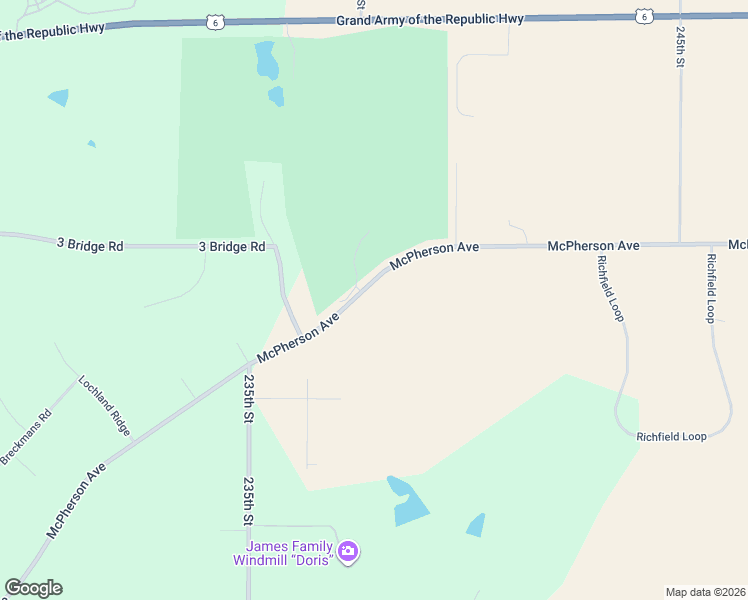 map of restaurants, bars, coffee shops, grocery stores, and more near 23767 McPherson Avenue in Council Bluffs