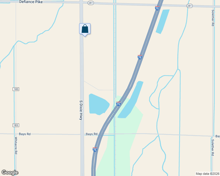 map of restaurants, bars, coffee shops, grocery stores, and more near 12784 Mungen Road in Rudolph
