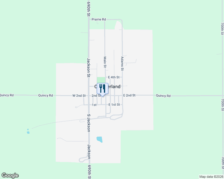 map of restaurants, bars, coffee shops, grocery stores, and more near 220 Monroe Street in Cumberland