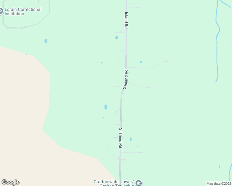 map of restaurants, bars, coffee shops, grocery stores, and more near 14544 South Island Road in Columbia Station