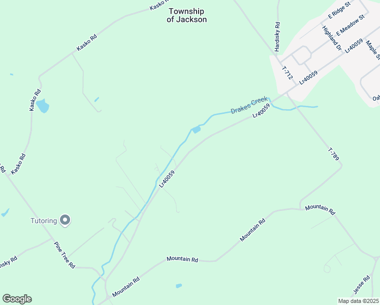 map of restaurants, bars, coffee shops, grocery stores, and more near 2155 Chase Road in Township of Jackson