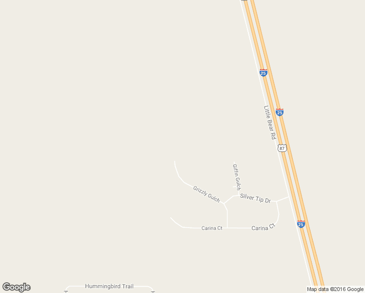 map of restaurants, bars, coffee shops, grocery stores, and more near 1886 Grizzly Gulch in Cheyenne