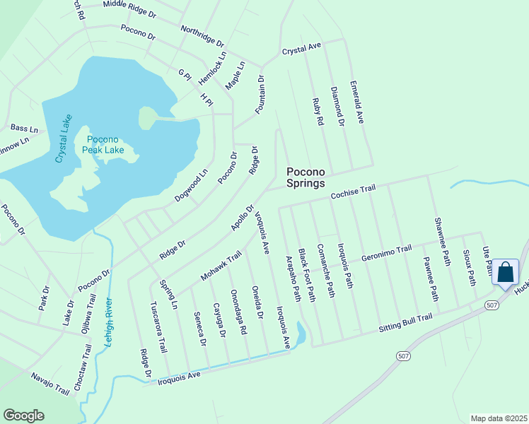 map of restaurants, bars, coffee shops, grocery stores, and more near 1 Iroquois Avenue in Newfoundland