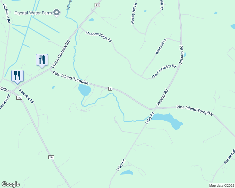 map of restaurants, bars, coffee shops, grocery stores, and more near 201 Pine Island Turnpike in Warwick