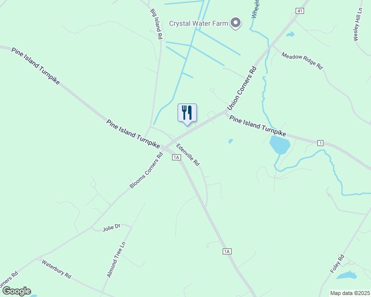 map of restaurants, bars, coffee shops, grocery stores, and more near 26 Edenville Road in Warwick