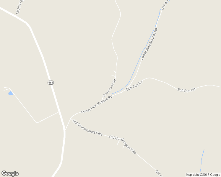 map of restaurants, bars, coffee shops, grocery stores, and more near Cross Creek Road in Waterville