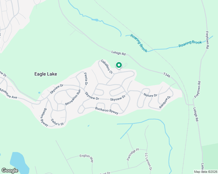 map of restaurants, bars, coffee shops, grocery stores, and more near Palomino Trail in Lackawanna County