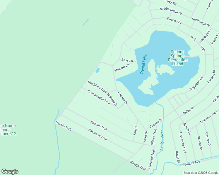 map of restaurants, bars, coffee shops, grocery stores, and more near Blackfoot Trail in Wayne