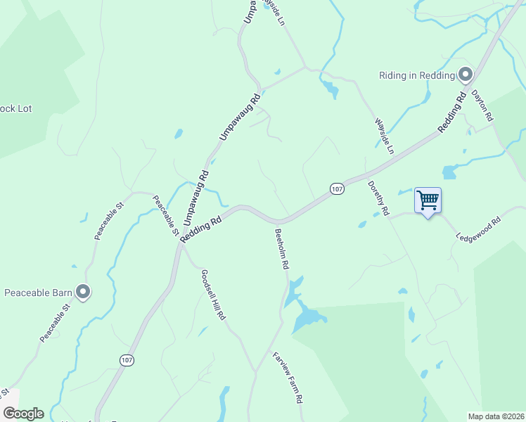 map of restaurants, bars, coffee shops, grocery stores, and more near 222 Redding Road in Redding