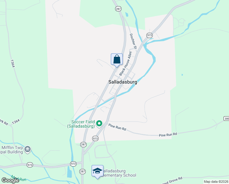 map of restaurants, bars, coffee shops, grocery stores, and more near 34-198 Water Street in Salladasburg