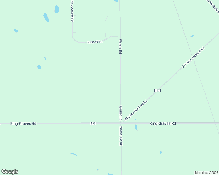 map of restaurants, bars, coffee shops, grocery stores, and more near 2155 Warner Road in Fowler