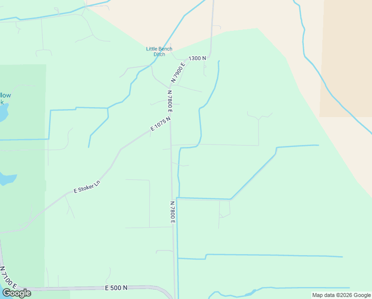 map of restaurants, bars, coffee shops, grocery stores, and more near 970 North 7800 East in Huntsville