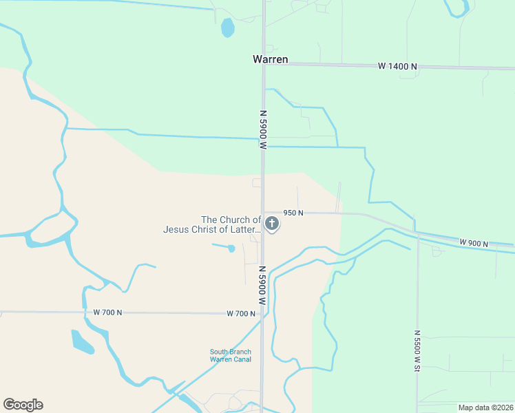map of restaurants, bars, coffee shops, grocery stores, and more near 961 North 5900 West in Ogden