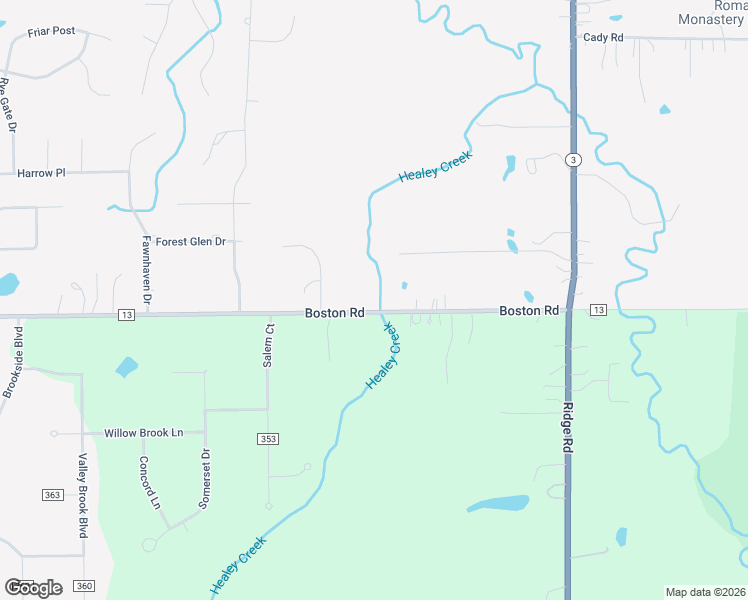 map of restaurants, bars, coffee shops, grocery stores, and more near 8700 Boston Road in North Royalton