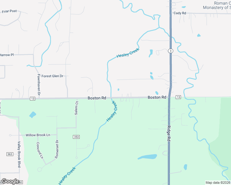 map of restaurants, bars, coffee shops, grocery stores, and more near 8700 Boston Road in North Royalton