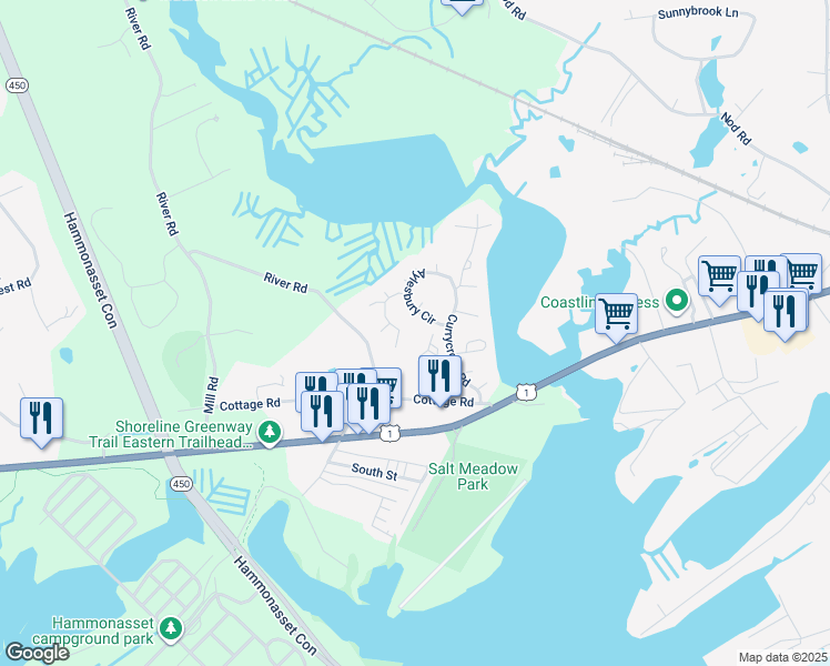 map of restaurants, bars, coffee shops, grocery stores, and more near 11 Thelbridge Street in Madison