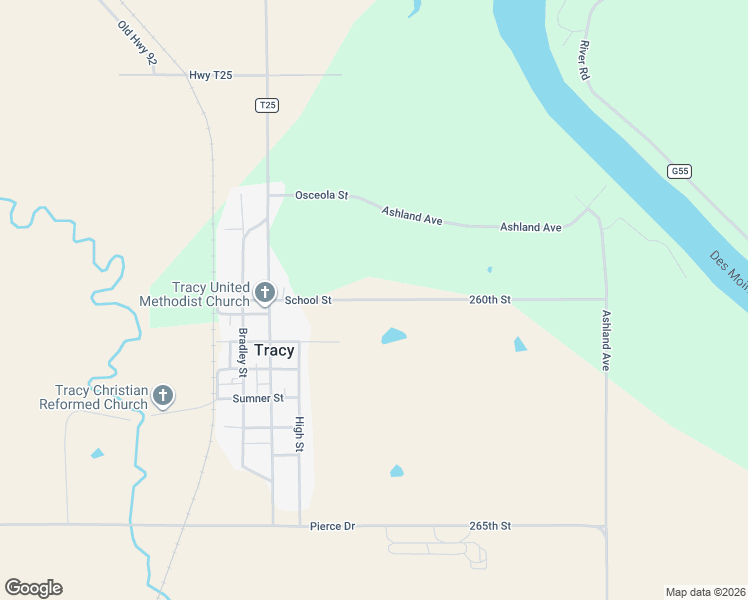 map of restaurants, bars, coffee shops, grocery stores, and more near 1027 260th Street in Tracy
