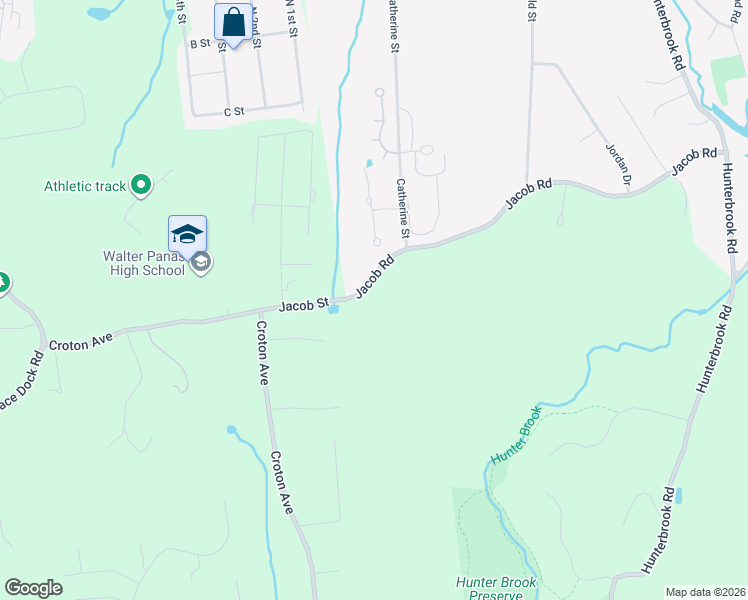 map of restaurants, bars, coffee shops, grocery stores, and more near 1835 Jacob Road in Cortlandt
