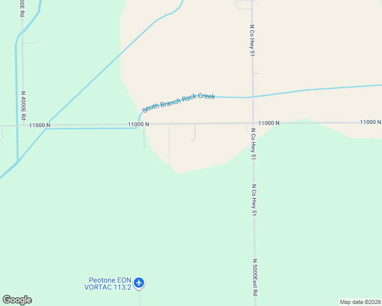map of restaurants, bars, coffee shops, grocery stores, and more near 4736 East 11000 Road North in Manteno