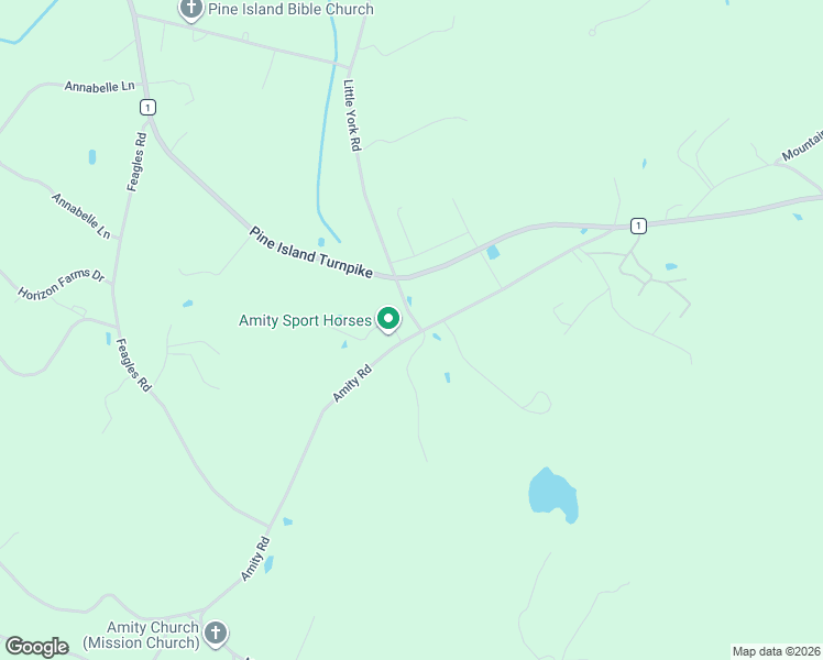 map of restaurants, bars, coffee shops, grocery stores, and more near 3 Little York Road in Warwick