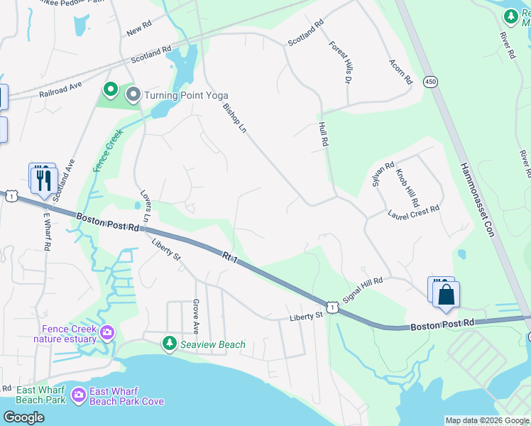 map of restaurants, bars, coffee shops, grocery stores, and more near 11 Christopher Lane in Madison
