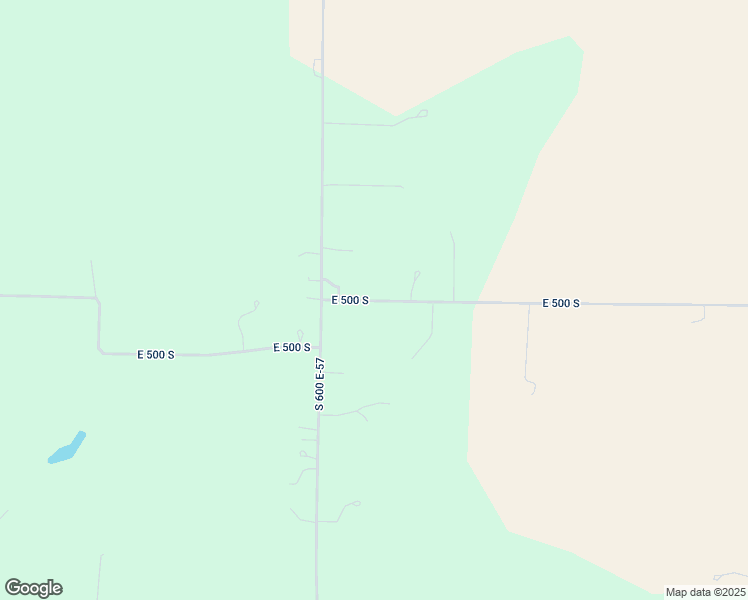 map of restaurants, bars, coffee shops, grocery stores, and more near 6111 East 500 South in Laotto